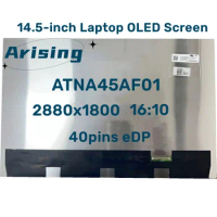 14.5-inch Laptop OLED Screen ATNA45AF01-0 ATNA45AF01 For ASUS Zenbook Pro 14 Duo UX8402Z UX8402ZA 2880x1800 40pins eDP