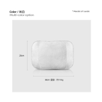 2025 zeekr 009/zeekr x Suede Headrest Car Dedicated Seat Pillow Lumbar Pillow Breathable สบายอุปกรณ์