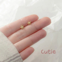 Cutie ต่างหูเงินแท้ S925 [MERCELO]