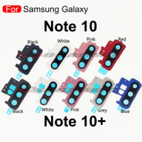For Samsung Galaxy Note 10 Plus Note10 Back Camera Lens Ring Cover With Frame and Sticker Replacement Part