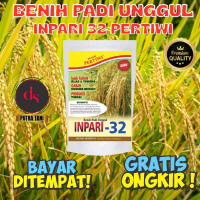 Putra Tani Bibit Padi Unggul Inpari 32 Pertiwi Kemasan 3 Kg Potensi Hasil 9-11 Ton Ha Umur Panen 100