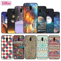 Silicone Phone Case For OnePlus 6T Fashion Custom Cute Cartoon Flower Pattern For One Plus 6 T 6T A6013 A6010 Cover Shell Bags