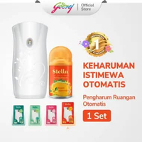 Stella Matic Box Set Royal Kenanga 1 set - Pengharum Ruangan Otomatis Spray