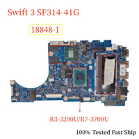 18848-1 For Acer Swift 3 SF314-41G Laptop Motherboard With R3-3200 R7-3700 CPU+4GB RAM Mainboard 100% Tested Fast Ship