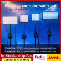 Nanlite PavoSlim 60C / 120C / 60B / 120B RGB LED Panel Slim Panel Light Live Streaming Studio Light Outdoor Fill Light