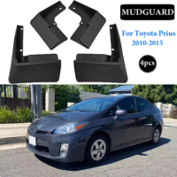 New upgrade MudFlaps For Toyota Prius 3rd XW30 2010-2015 Mud Flaps Splash Guard Mudguards Front Rear Fender Car Accessories