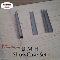 Rel M U H Aluminium Pintu Kolong Dapur / Set Rel Sliding Lemari Kitchen Set & Etalase 150m