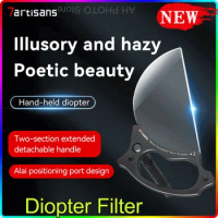 7artisans Handheld Split Diopter Special Effects FX Prism Filter 79mm+1 +2 Lens Filter Camera Photography Accessories DSLR