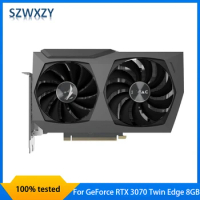 For ZOTAC GAMING GeForce RTX 3070 Twin Edge 8GB Graphics Card RTX 3070 8GB 256bit GDDR6 100% Tested Fast Ship