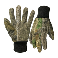 爆款迷彩偽裝手套叢林打獵釣魚手套PVC點膠防滑仿生獵裝手套「新年特惠」