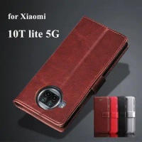 Xiaomi 10T Lite 5G Luxury Wallet Case for Xiaomi Mi 10T Lite 5G Pu Leather Cover Case Card Holder Holster Phone Shell Fundas