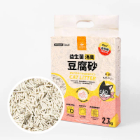 DogCatStar 汪喵星球 益生菌消臭豆腐砂-原味條型 貓砂（新舊包裝隨機發貨）<此日期前最佳：2027.5.5> 2.7kg