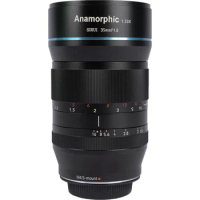 SIRUI 35mm F1.8 1.33x Cinema Lens Anamorphic Lens for Leica L M4/3 M43 for Sony E for Canon R RF EOSM EF-M MFT/APS-C Cameras