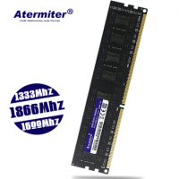 Atermiter DDR3 2GB 4GB 8GB PC3 1333 1600 1333MHZ 1600MHZ 10600 12800 2G 4G 8G RAM PC Memory RAM Memoria Module Computer Desktop
