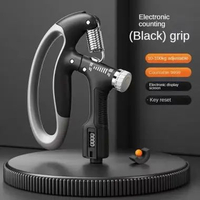 Hand Grip Adjustabble 10-100kg Ergonomis + Digital Counter Fitness Untuk Memperkuat Tangan Original