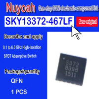 Original spot SKY13372-467LF screen printing S372 QFN RF switch IC RF microwave 0.1 to 6.0 GHz High-Isolation SPDT Absorptive