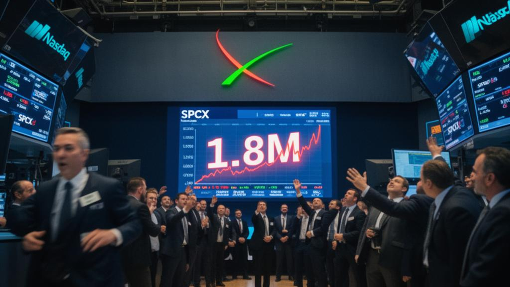 SpaceXオプション取引初日、出来高180万枚突破——機関投資家、「ゼロ