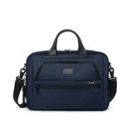 TUMI Alpha Medium Briefcase Bag 15 Inch - Tas Kerja Pria - Navy