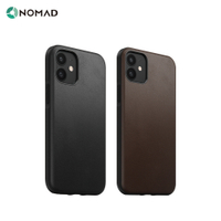 美國NOMAD經典皮革防摔保護殼-iPhone 12 Mini(5.4")-黑