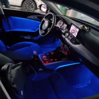 car ambient light Auto led ambient light system interior atmosphere auto led lighting system For Audi A6