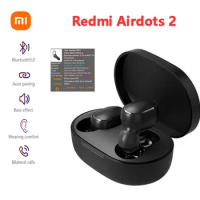 Original Xiaomi Mijia Redmi Airdots 2 Bluetooth 5.0 Earphones Wireless Headphones Earbuds in Ear Sport Music Telephone Headset