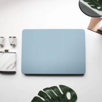 Frosted Leather Laptop Case Macbook Cover Blue Protect Cover for MacBook Air 13 Macbook Pro 13 14 16 15 Air 13 12 inch A2681