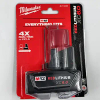 For 12V Milwaukee Battery 3Ah Compatible with Milwaukee M12 XC 12-Volt Cordless Tools Battery