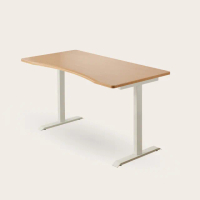 【FUNTE】Stable 固定式辦公電腦桌 120x80cm 弧度桌板 八色可選(書桌 工作桌 桌子)
