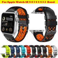Silicone Strap For Apple Watch Band Ultra 49mm 45/44/42mm Watchbands 41/40mm Iwatch Rubber Sport Bracelet On IWatch Series 98765