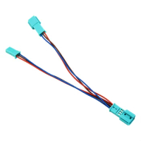 Auto LED Y Cable Blue 19cm 7.5in AC/Radio Ambient Light Car Cupholder For BMW F30 F31 F80 M3 Parts Accessories Durable New