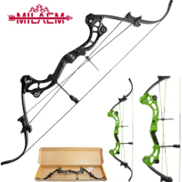 1pc 40-55lbs JUNXING F164 Recurve Compound Bow Straight Bending Limbs Aluminum Alloy Handle Archery Hunting Shooting Accessories