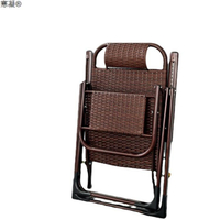 【新品推薦】躺椅藤椅藤編靠背單人涼椅折疊午休陽台家用休閒老人靠椅懶人椅子