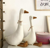 布藝玩具鵝擺件禮物玩偶抱枕禮物場景搭配韓式攝影道具大白鵝