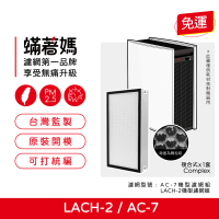 【著媽】複合式濾網(適用 樂智 福維克 怡樂智 LACH-2 Lux AC-7 ROYAL 空氣清淨機)