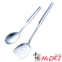 【CHEF 掌廚】316不鏽鋼 鍋鏟+飯杓(2件組)