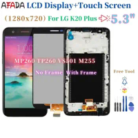 5.3 inchs LCD Touch Screen For LG K20 Plus MP260 TP260 VS501 M255 LCD Display Touch Screen Digitizer Assembly with Bezel Frame