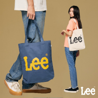Lee 經典大Logo印花帆布袋 兩色