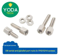 Sekrup Standoff DB9 VGA COM Port #4-40 Hex M3 Male to Female untuk Casing Komputer (8751)