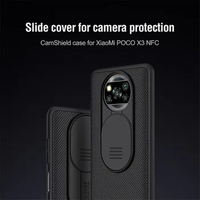For POCO X3 NFC Case NILLKIN Slide Camera Protection Case For Xiaomi POCO X3 NFC Anti-skid Camshield For POCO X3 NFC