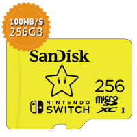 SanDisk 晟碟 Nintendo Switch專用 U3 256GB記憶卡 工業包(平行輸入)