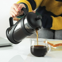 法壓壺咖啡壺手沖濾壓壺玻璃沖茶器打奶泡按壓泡茶壺咖啡過濾杯器
