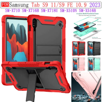 เคสป้องกันแบบเต็มตัว, สำหรับ Samsung Galaxy Tab S9 FE 10.9 นิ้ว 2023 X510 X516 Tab S9 11 นิ้ว SM-X71