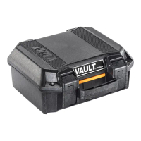 【PELICAN】V100 Vault Small Pistol Case 含泡棉 黑(公司貨)