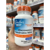 美國Doctor's Best 葡萄糖胺 軟骨素 MSM 120粒素食膠囊