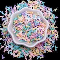 10g Macaron Candy Color Unicorn Polymer Clay Slices Diy Clothing Filling Material Slime Crystal Clay Soft Pottery Accessories