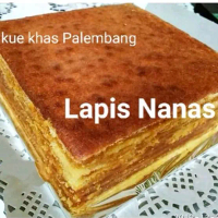 ( 1 Loyang ) KUE LAPIS NANAS KUE BASAH LEBARAN SIGNATURE PALEMBANG BINGEN Since 1986  ( PO kue 41 ma