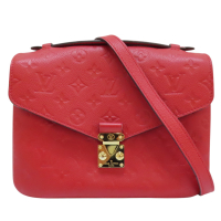 【二手名牌BRAND OFF】LOUIS VUITTON LV 路易威登 紅色 牛皮 Pochette Metis 肩背包 M44291