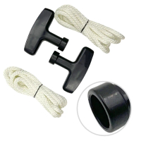 สายสตาร์ทแบบถอยหลัง 2 ชิ้น ขนาด 5 มม. × 1.7 ม. พร้อมด้ามจับ สำหรับเครื่องยนต์ Honda GX240 และ GX270