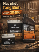 [COMBO] 1 NHỚT POWER BOOST TẶNG DỤNG CỤ HỖ TRỢ ĐÈN XE MÁY