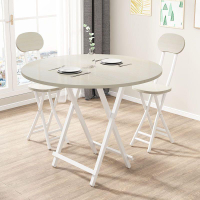 餐桌 餐椅 餐檯 家用折疊桌多功能簡易吃飯桌子飯桌圓桌收縮小圓形可折疊簡易餐桌